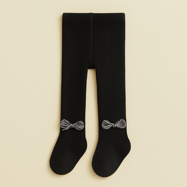 SUNSHINE KIDS LEGGY WITH BOW NAVY BLUE 10-12(5-6Y)