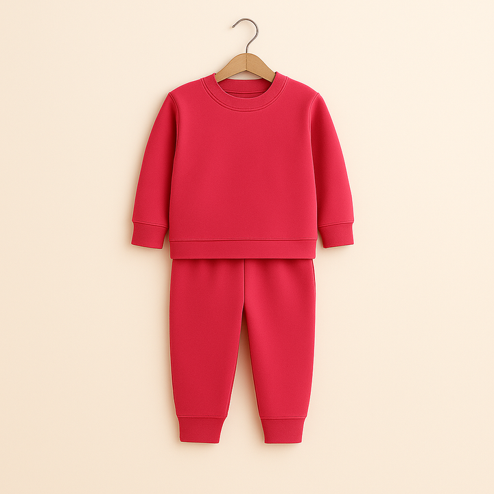 SUNSHINE KIDS HENLEY INNERWEAR SWAN PINK 24(7-8Y)