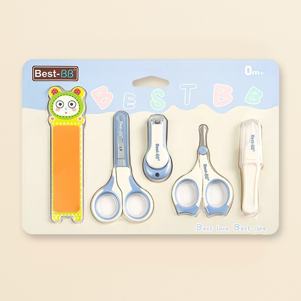 SUNSHINE 5PCS BABY NAIL CARE SET BLUE BEST-BB