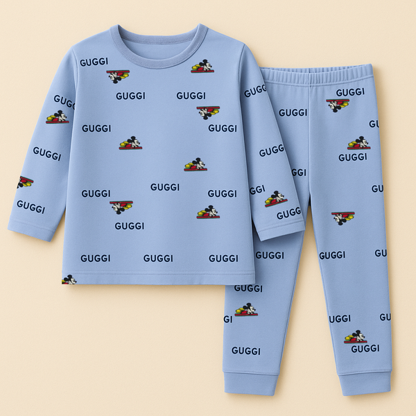 SUNSHINE BABY WINTER PAJAMA SET MICKEY BLUE 160