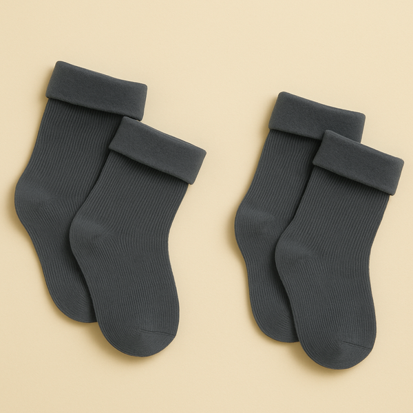 SUNSHINE BABY SOCKS 2 PCS SET PURPLE