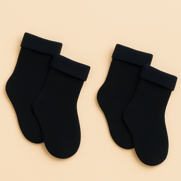 SUNSHINE BABY SOCKS 2 PCS SET DARK GREY