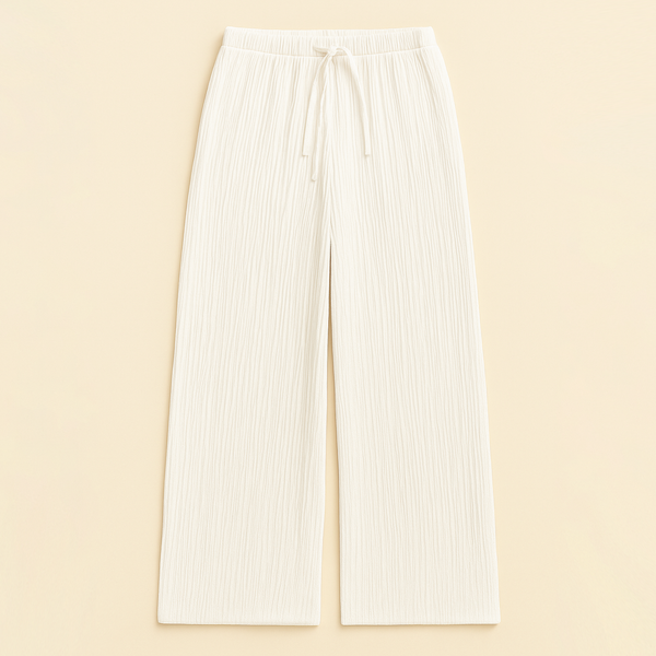 SUNSHINE LADIES STREACHABLE PAJAMA WHITE