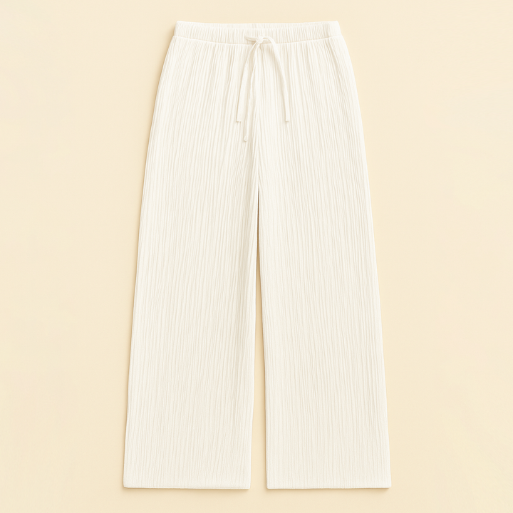 SUNSHINE LADIES STREACHABLE PAJAMA WHITE