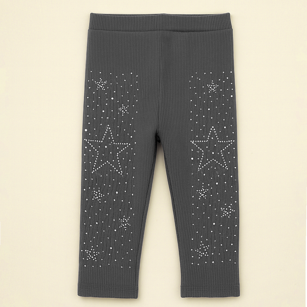 SUNSHINE BABY VELVAT TIGHTS STAR GREY 3XL