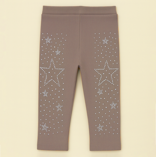 SUNSHINE BABY VELVAT TIGHTS STAR BROWN 3XL