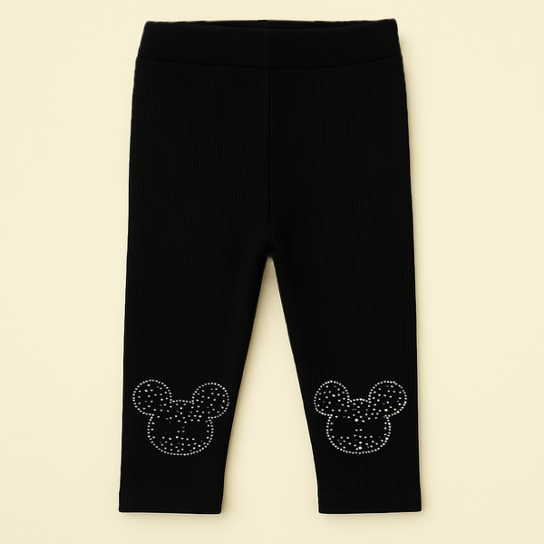 SUNSHINE BABY VELVAT TIGHTS MICKEY BLACK 3XL