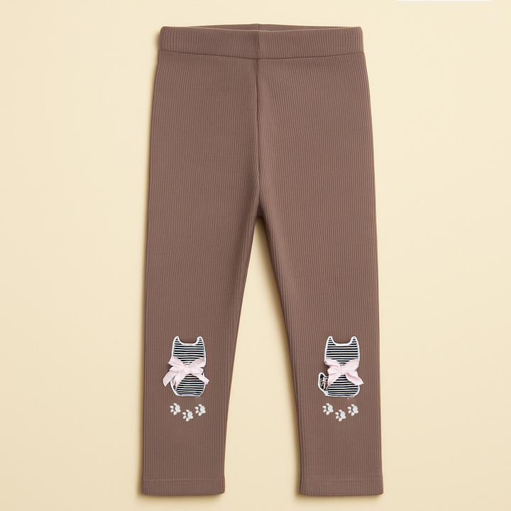 SUNSHINE BABY VELVAT TIGHTS KITTY BROWN 3XL