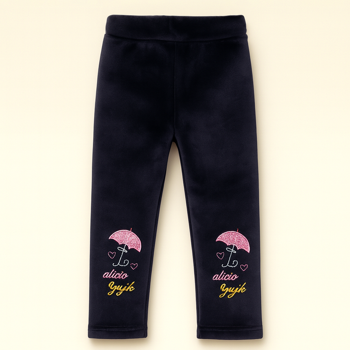 SUNSHINE GIRLS VELVAT TIGHTS UMBRELLA NAVY BLUE 3XL