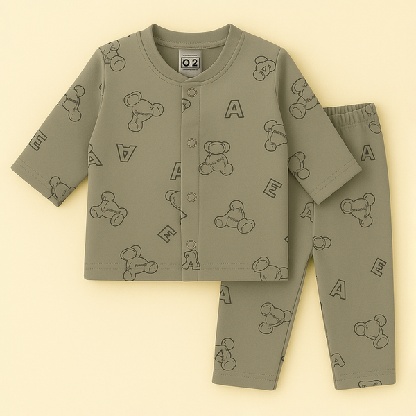 SUNSHINE BABY SLEEPSUIT SPECIAL TEDDY BEAR BROWN 3-6M