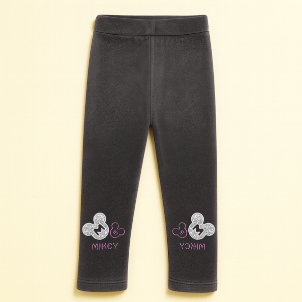 SUNSHINE GIRLS VELVAT TIGHTS PLAIN MICKEY GREY 3XL