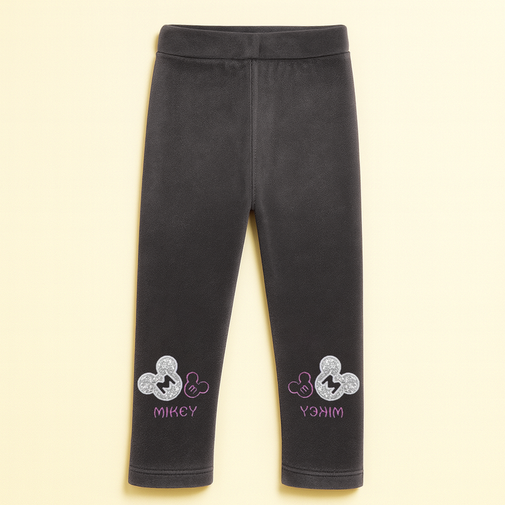 SUNSHINE GIRLS VELVAT TIGHTS PLAIN MICKEY GREY 3XL