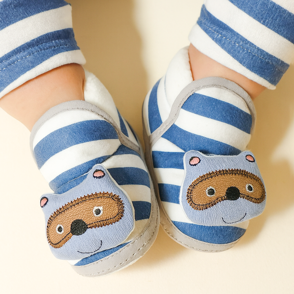 SUNSHINE BABY WINTER SOFT SHOES BEAR BLUE