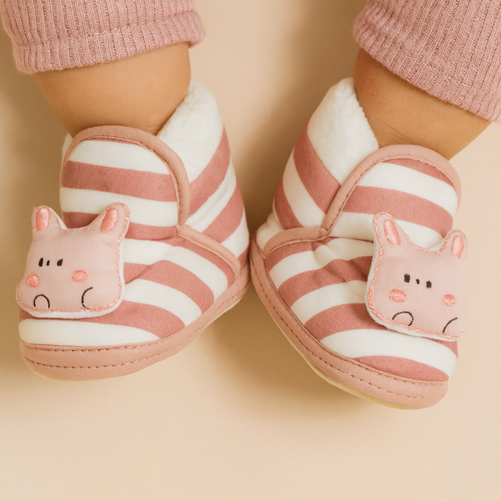 SUNSHINE BABY WINTER SOFT SHOES BUNNY PINK