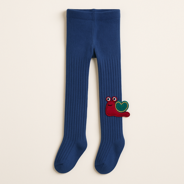 SUNSHINE GIRLS TIGHTS SNALE ROYAL BLUE XL 5-6Y