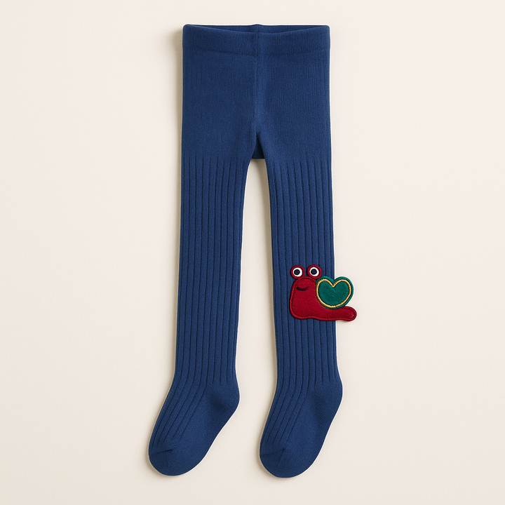 SUNSHINE GIRLS TIGHTS SNALE ROYAL BLUE XL 5-6Y