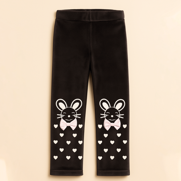 SUNSHINE BABY VELVAT TIGHTS BOW MICKEY BROWN 3XL