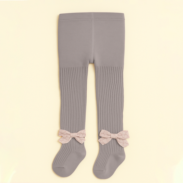 SUNSHINE GIRLS LEGGY WITH BOW  BROWN 2-3Y