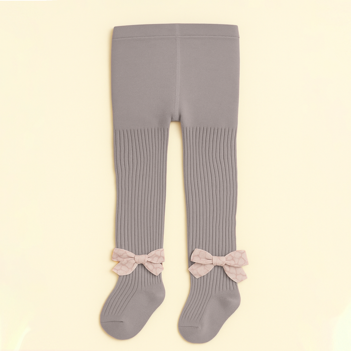 SUNSHINE GIRLS LEGGY WITH BOW  BROWN 2-3Y