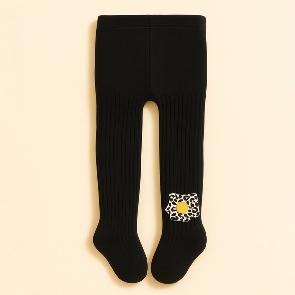 SUNSHINE GIRLS LEGGY MULTI CHARACTER BLACK 2-4(1-2Y)