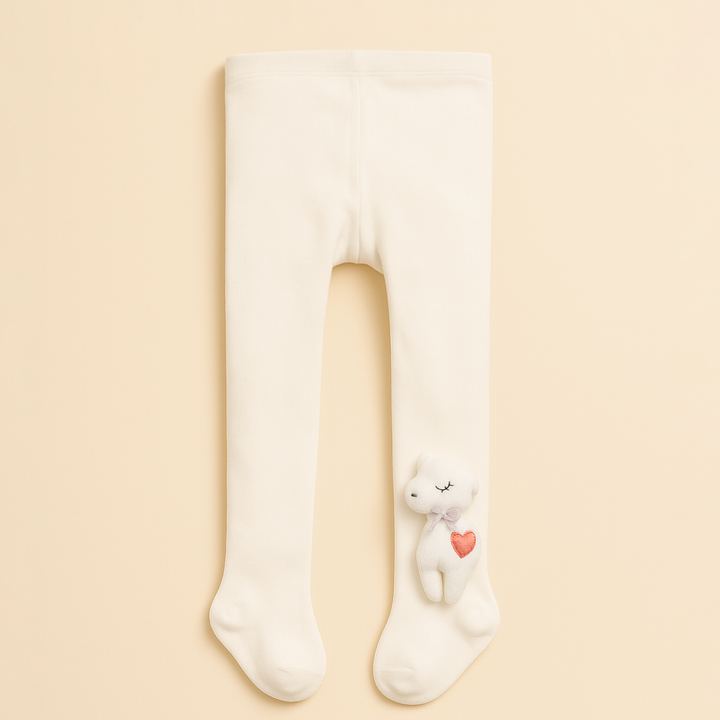 SUNSHINE GIRLS LEGGY MULTI CHARACTER WHITE 2-4(1-2Y)