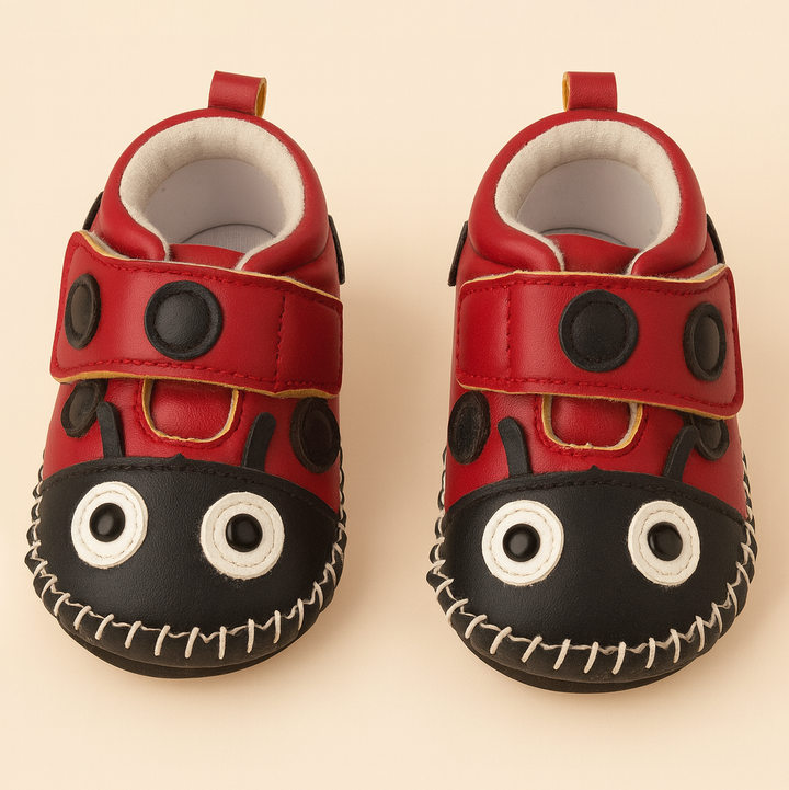 SUNSHINE  BABY SHOES LADY BUG RED 13 12-18M