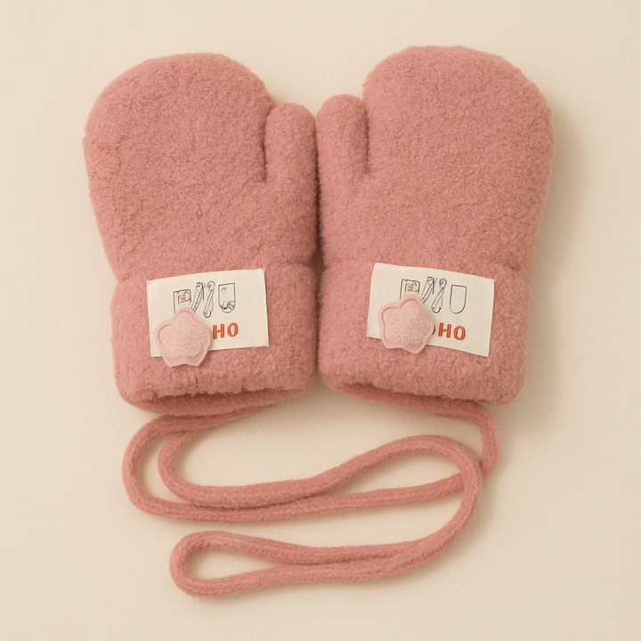 SUNSHINE BABY GLOVES PEACH