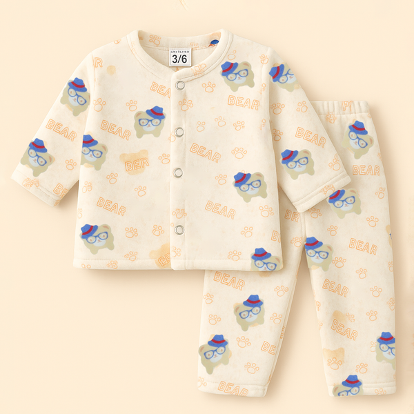 SUNSHINE BABY SLEEPSUIT BEAR YELLOW 3-6M