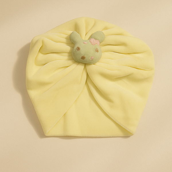 SUNSHINE BABY TURBAN CAP MICKEY YELLOW