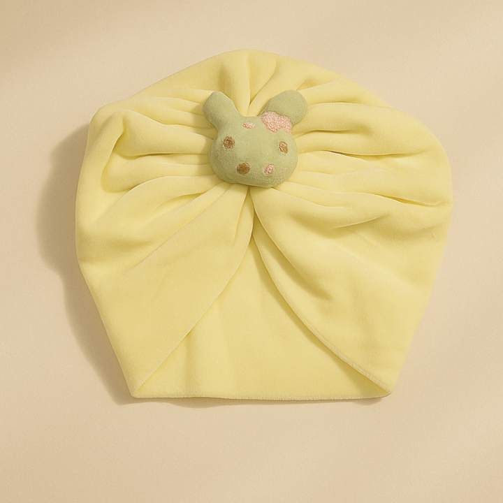 SUNSHINE BABY TURBAN CAP MICKEY YELLOW