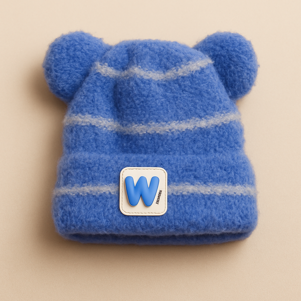 SUNSHINE BABY WOOLEN WARM CAP W BLUE