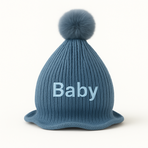 Baby Woolen Cap Blue - Sunshine