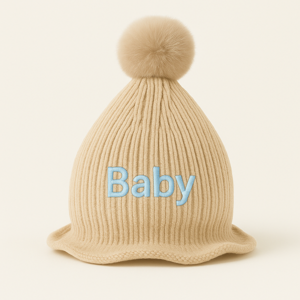 Baby Woolen Cap Brown - Sunshine