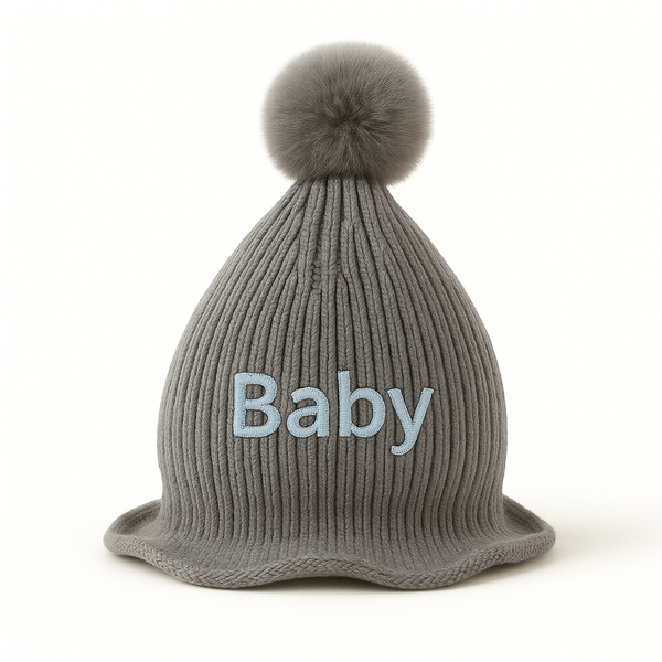 Baby Woolen Cap Grey - Sunshine