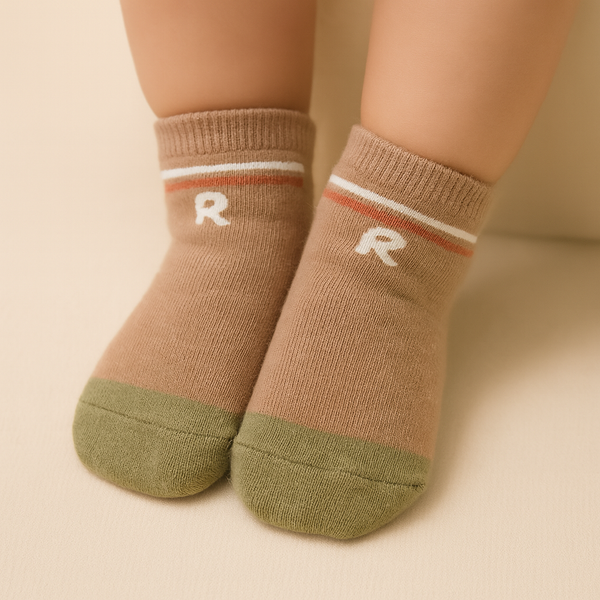 SUNSHINE BABY SOCKS R BROWN(BADUMAO)