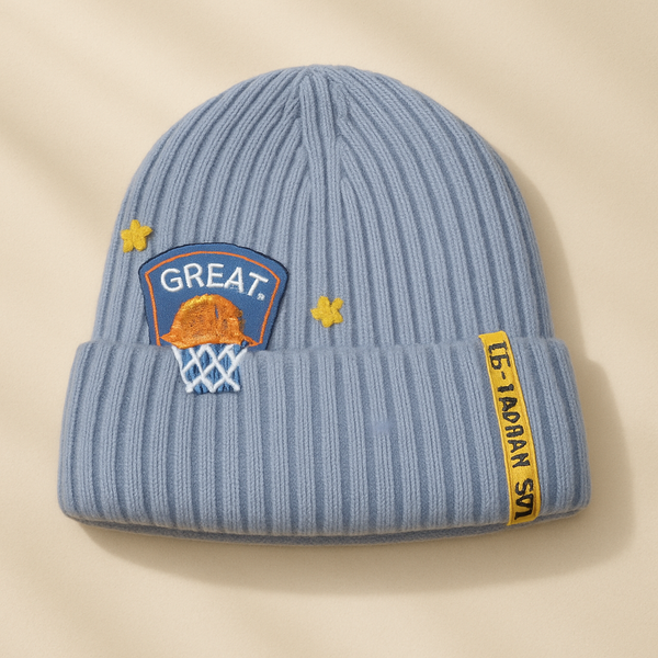 SUNSHINE WOOLEN CAP VOLLYBALL GREAT BLUE