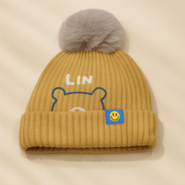 SUNSHINE WOOLEN CAP BEAR BROWN