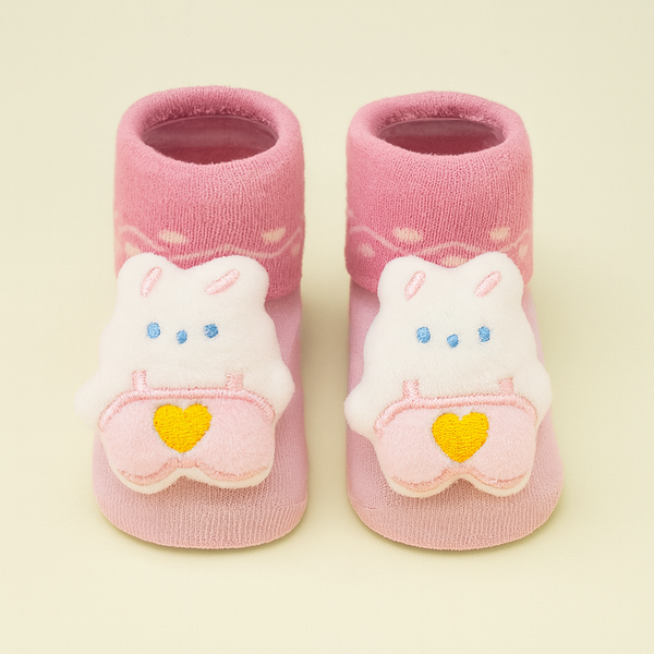 SUNSHINE BABY BOOTIES CAT PINK SUNNY STAR