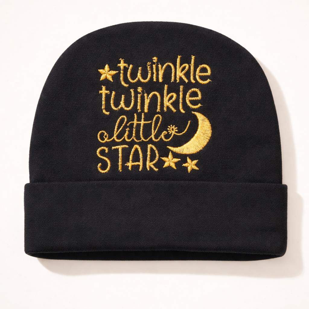 View Cart Cap Black&Golden | Baby mittens | babyplanet.pk – Baby Planet