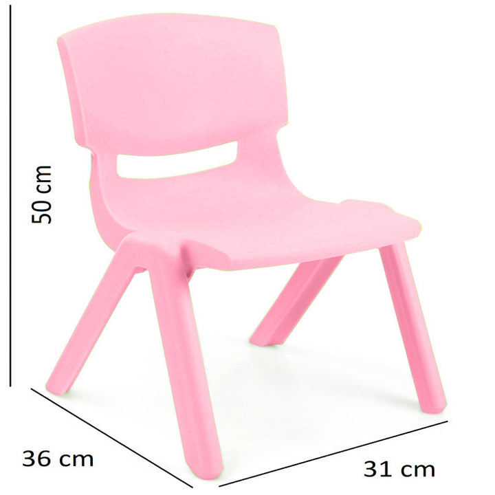 SUNSHINE KIDS PLASTIC SITTING CHAIR PINK