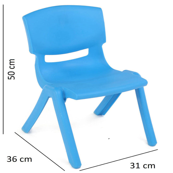 SUNSHINE KIDS PLASTIC SITTING CHAIR BLUE