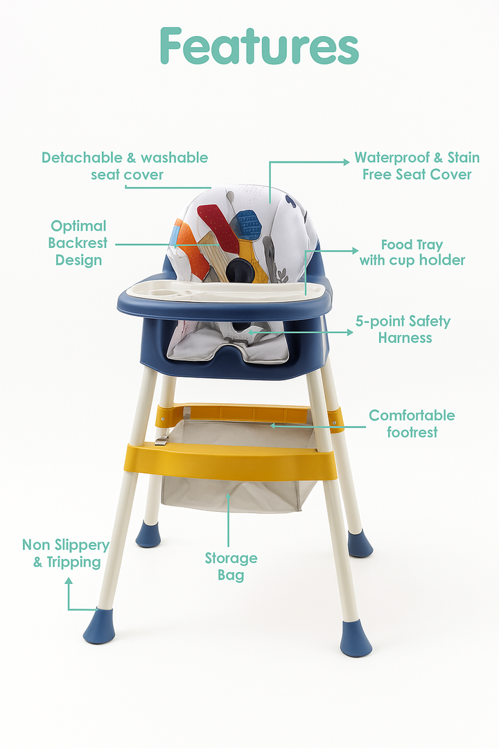 SUNSHINE BABY FEEDING HIGH CHAR PINK & PURPLE