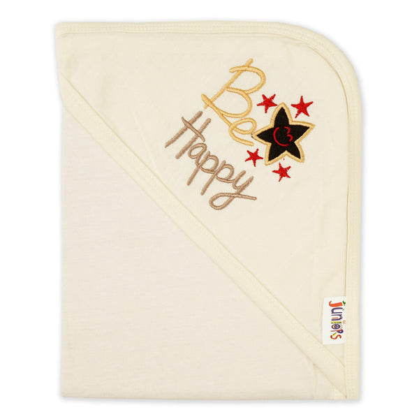 Baby Wrapping Sheet Be Happy Off White - Sunshine