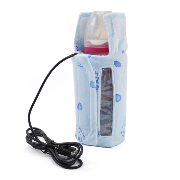 Portable Usb Bottle Warmer Animal Blue - Sunshine