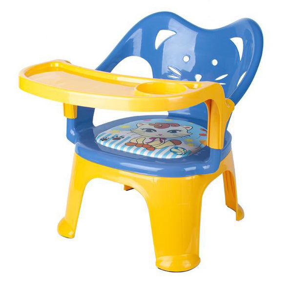 Baby Feeding Chair Kitty Blue & Yellow - Sunshine