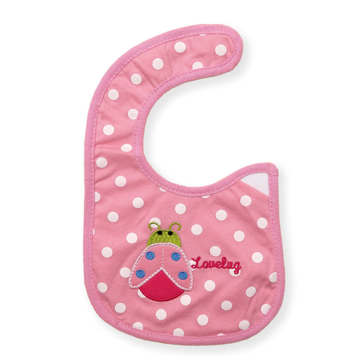 SUNSHINE BABY BIB BUG PINK