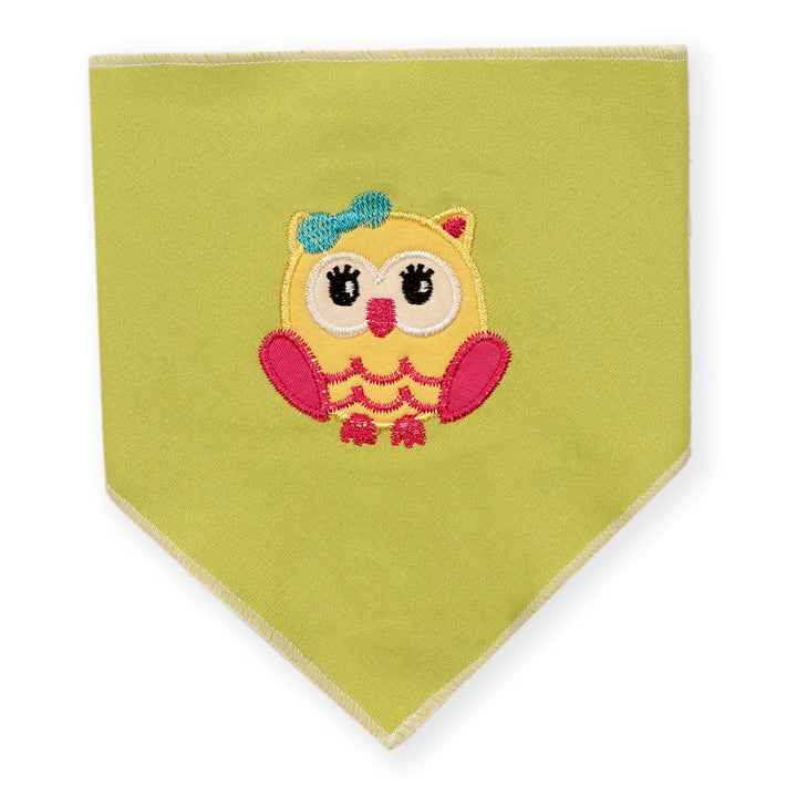 SUNSHINE BABY BANDANA BIB PACK OF 2 MULTI CHARACTER GREEN