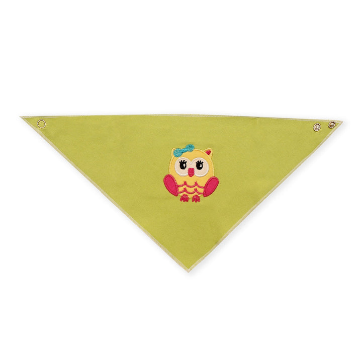 SUNSHINE BABY BANDANA BIB PACK OF 2 MULTI CHARACTER GREEN