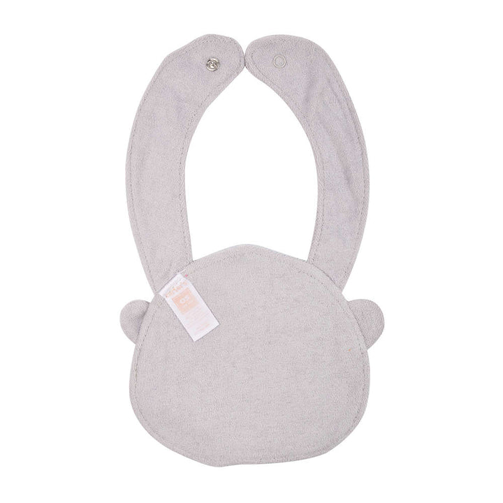 SUNSHINE BABY BIB BEAR GREY