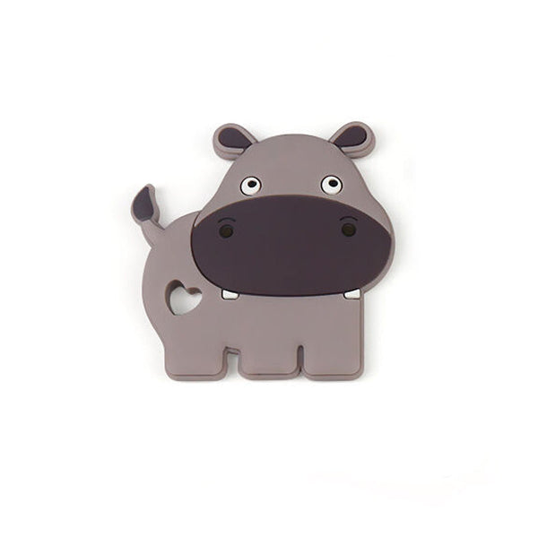 SUNSHINE BABY TEETHER HIPPOPOTAMUS BROWN